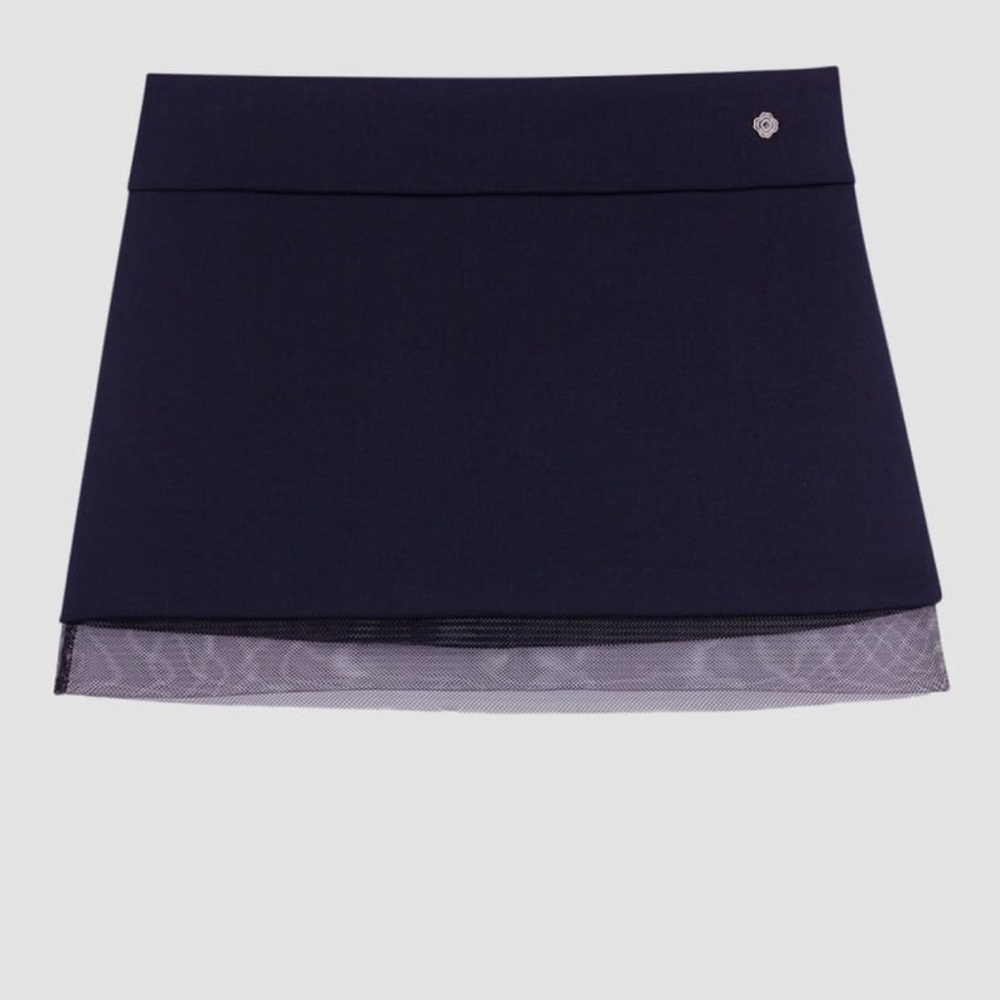 New Maje Dark Blue Mini Skirt